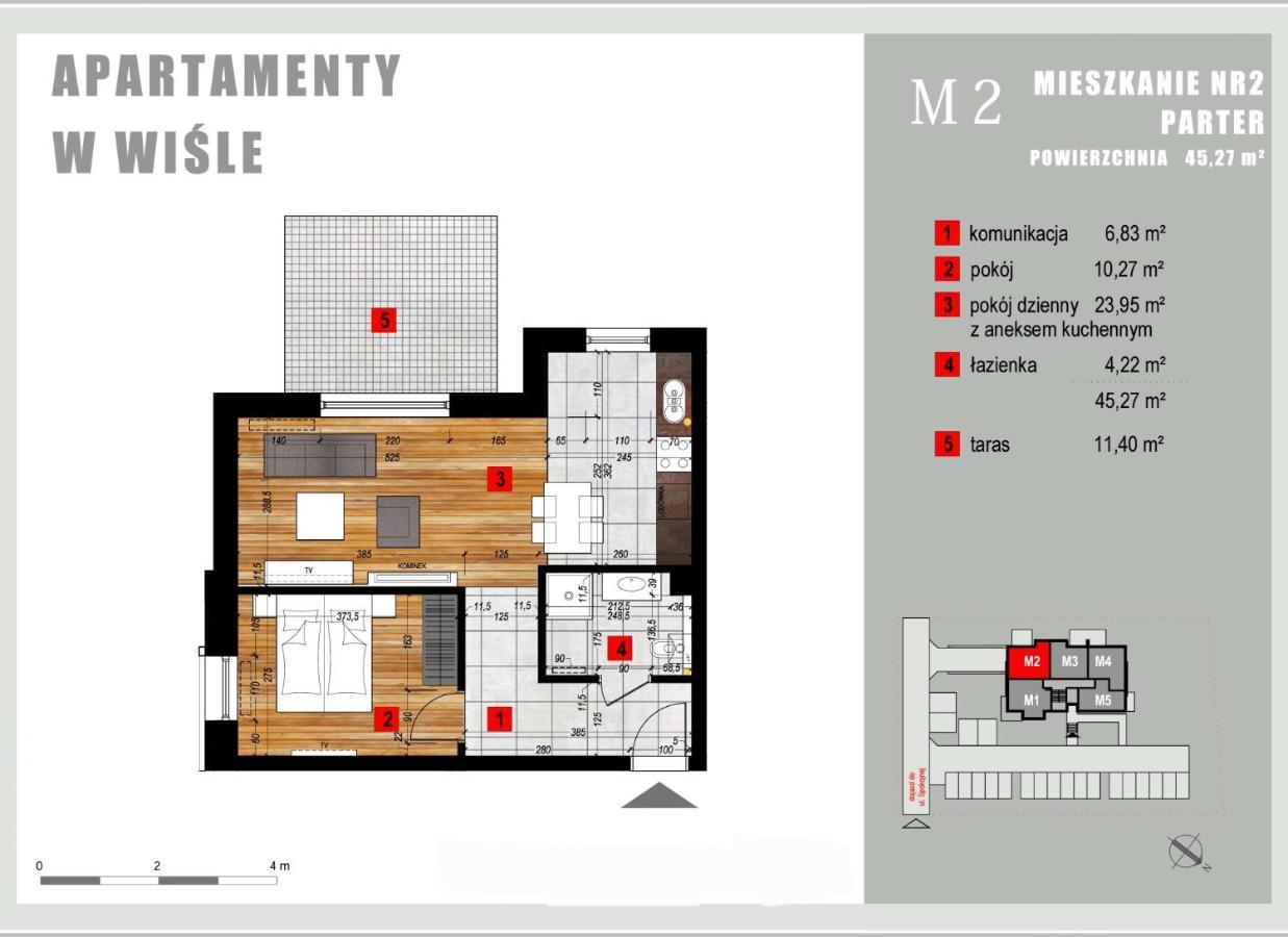 Apartament Wislanskie Skije Wisła Exterior foto